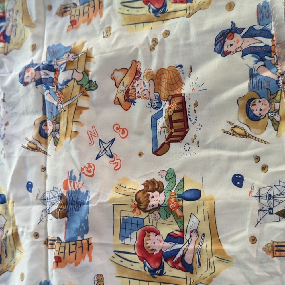 Michael Miller vintage kids Pirate fat quarter fabric new